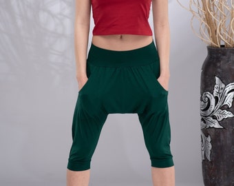 Harem Pants Women, Drop Crotch Pants, Womens Baggy Pants, Yoga Pants, Low Crotch Pants