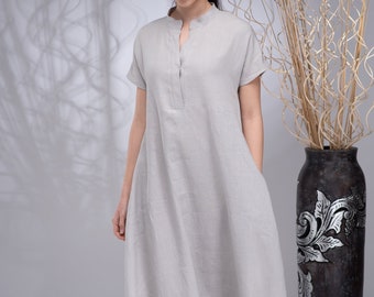 Linen Kaftan Women, Linen Maxi Dress, Linen Abaya for Women, Linen Dress Women, Long Linen Dresss, Oversized Dress