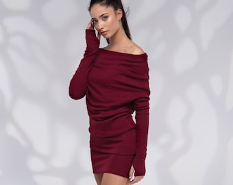 winter mini dress