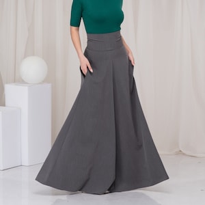 Victorian Walking Skirt, Summer Maxi Skirt, Edwardian Skirt, High Waist Skirt, Long Skirt, Maxi Circle Skirt, Floor Length Skirt