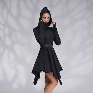 Turtleneck skater dress sale