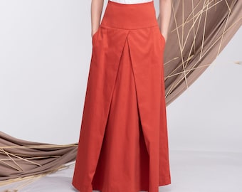 Long Maxi Skirt, High Waisted Skirt, Summer Skirt for Women