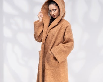 Camel Wool Coat, Plus Size Coats, Coats Women 
