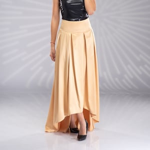 Formal Long Maxi Skirt, High Waisted Skirt, Wedding Skirt, Bridal Skirt, Satin Maxi Skirt, Skirts for Women
