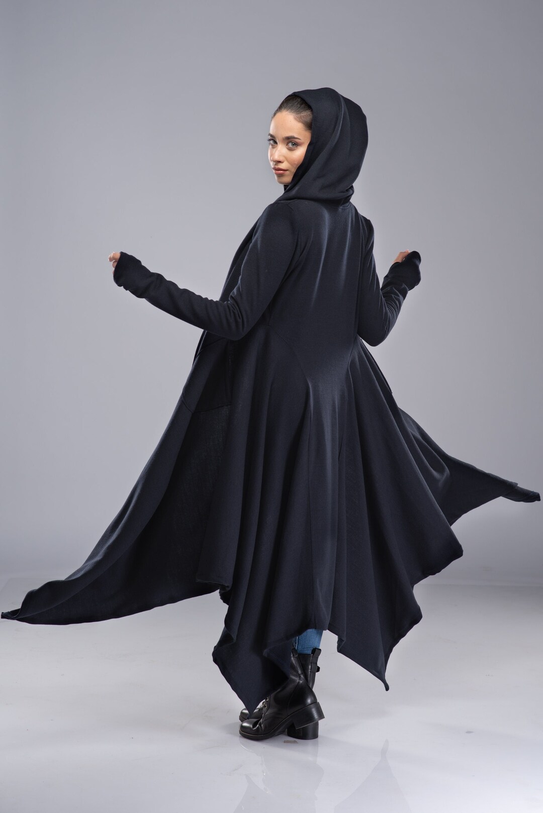 CLOAK KNITTED SWEATER CARDIGAN