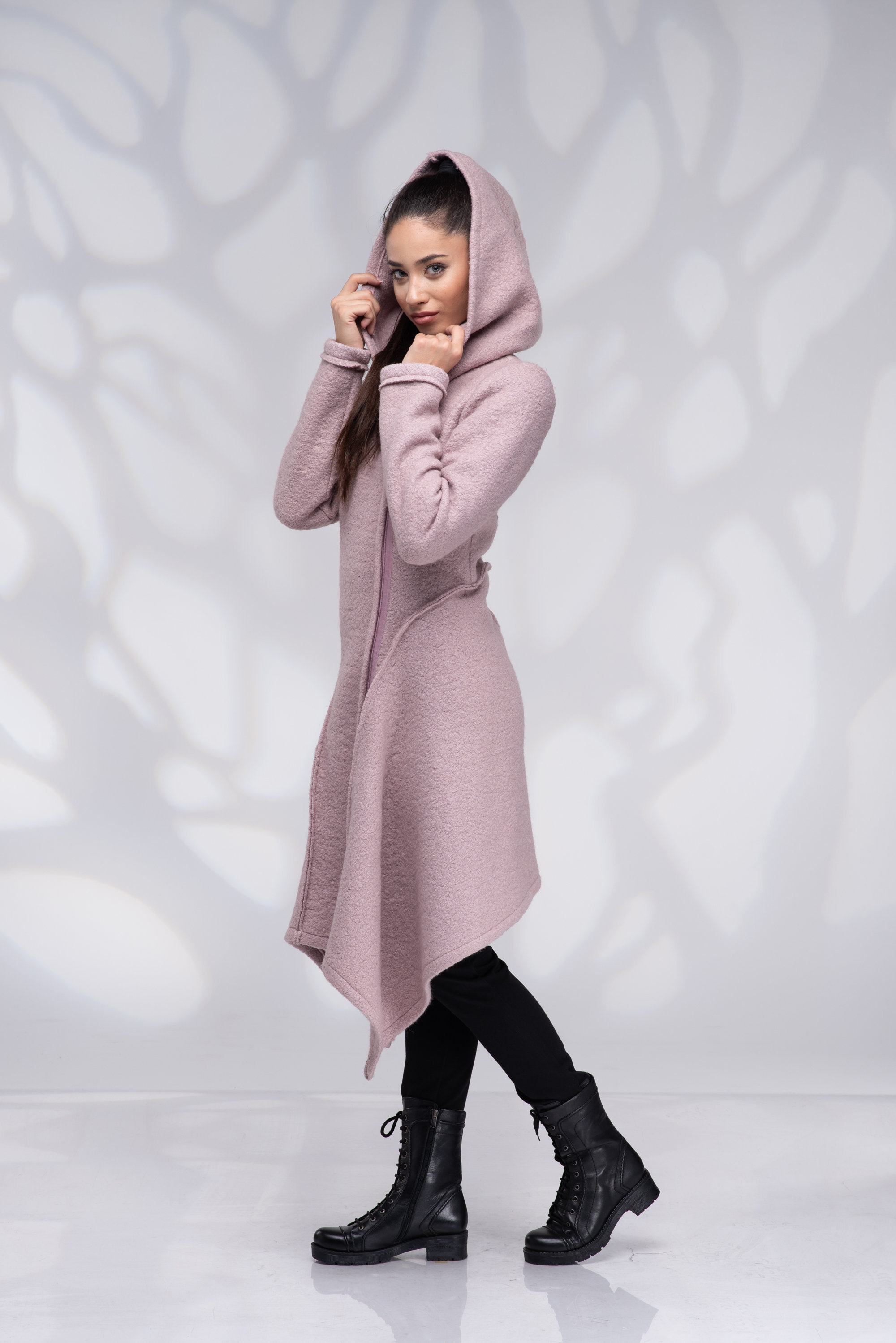 Abrigo de lana floja de invierno abrigos mujer moda mujer abrigos