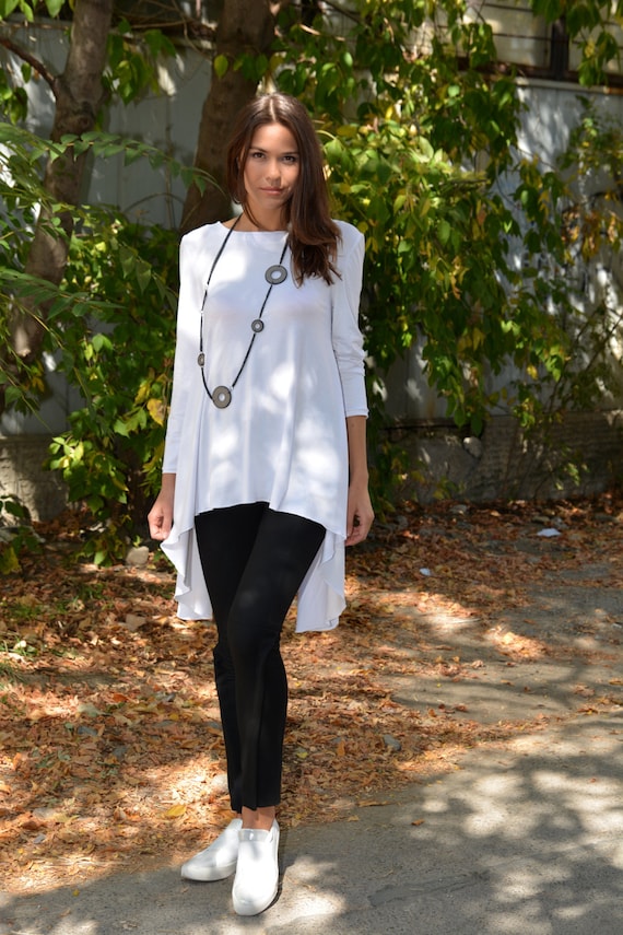 White Tops For Women Sexy Tunics Or Tops To Wear With Leggings