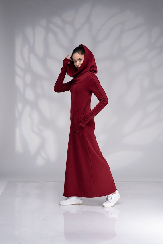 dress with hood