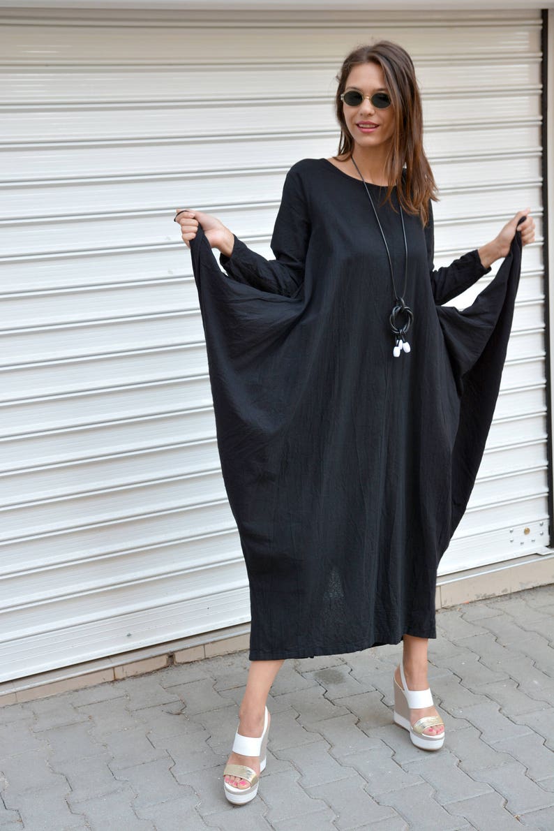Oversized Dress Black Dress Formal Dress Plus Size Dress | Etsy