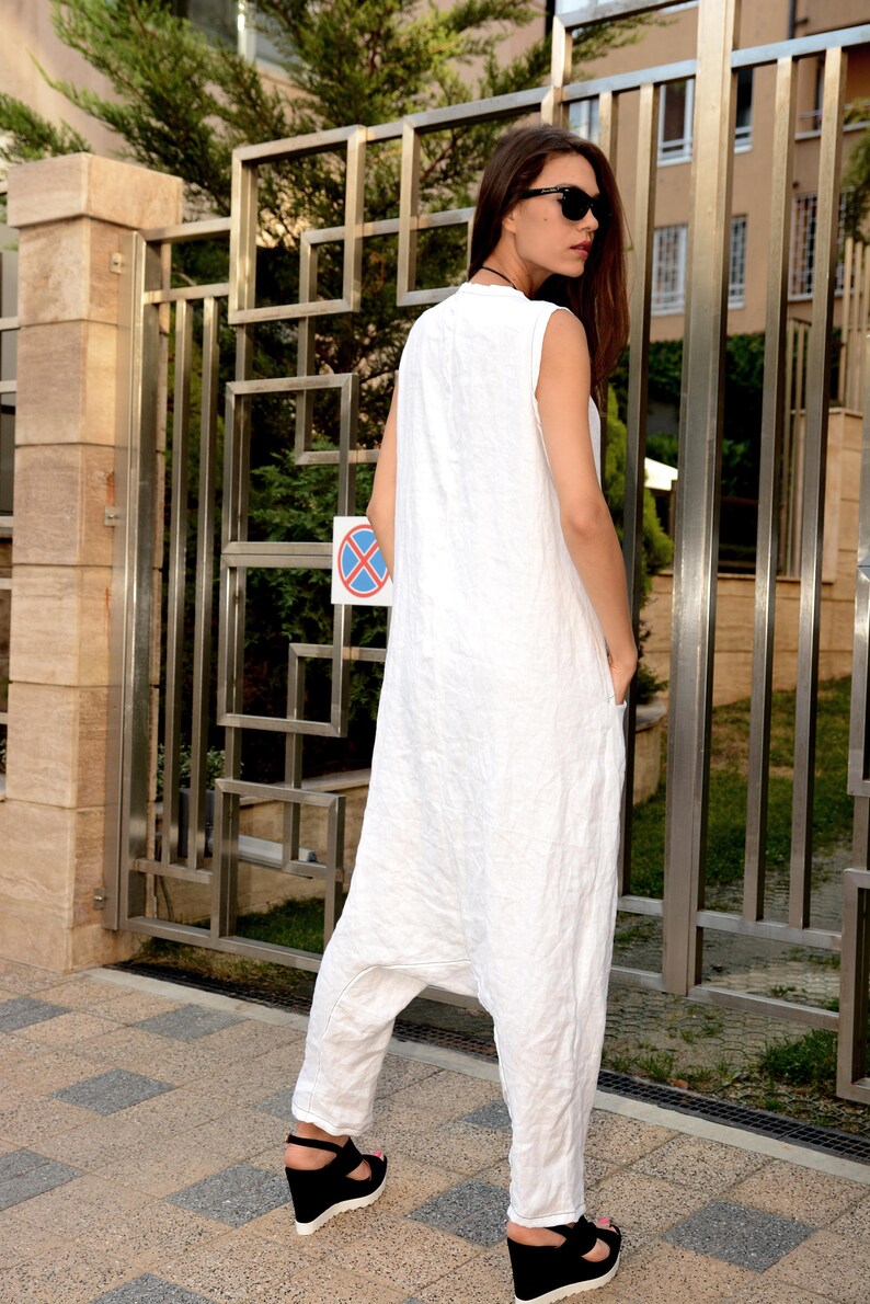 white mesh jumpsuit