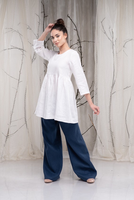 Tuniquelongue CC Collection Taille S - Gris - Manches 3/4 Et Fentes Sur Les Côtés - En Viscose/polyester/élasthanne - Occasion Excellent état