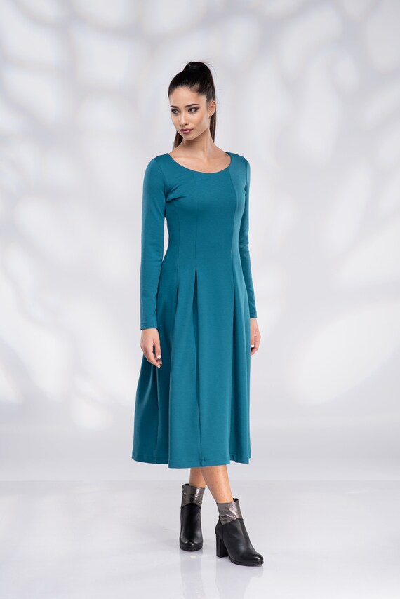Robe bleu hiver new arrivals