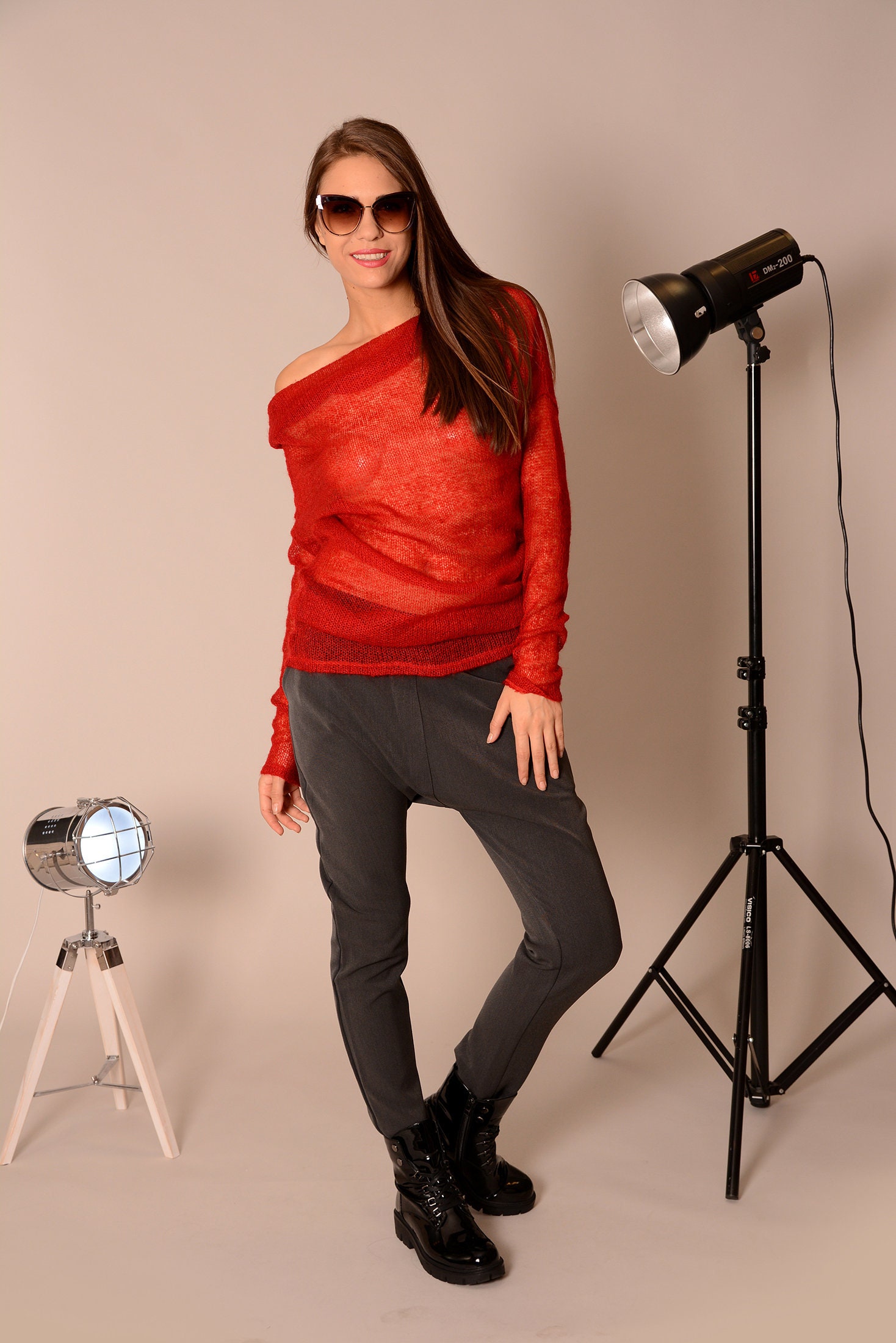 Sweaters for Women off Shoulder Sweater 