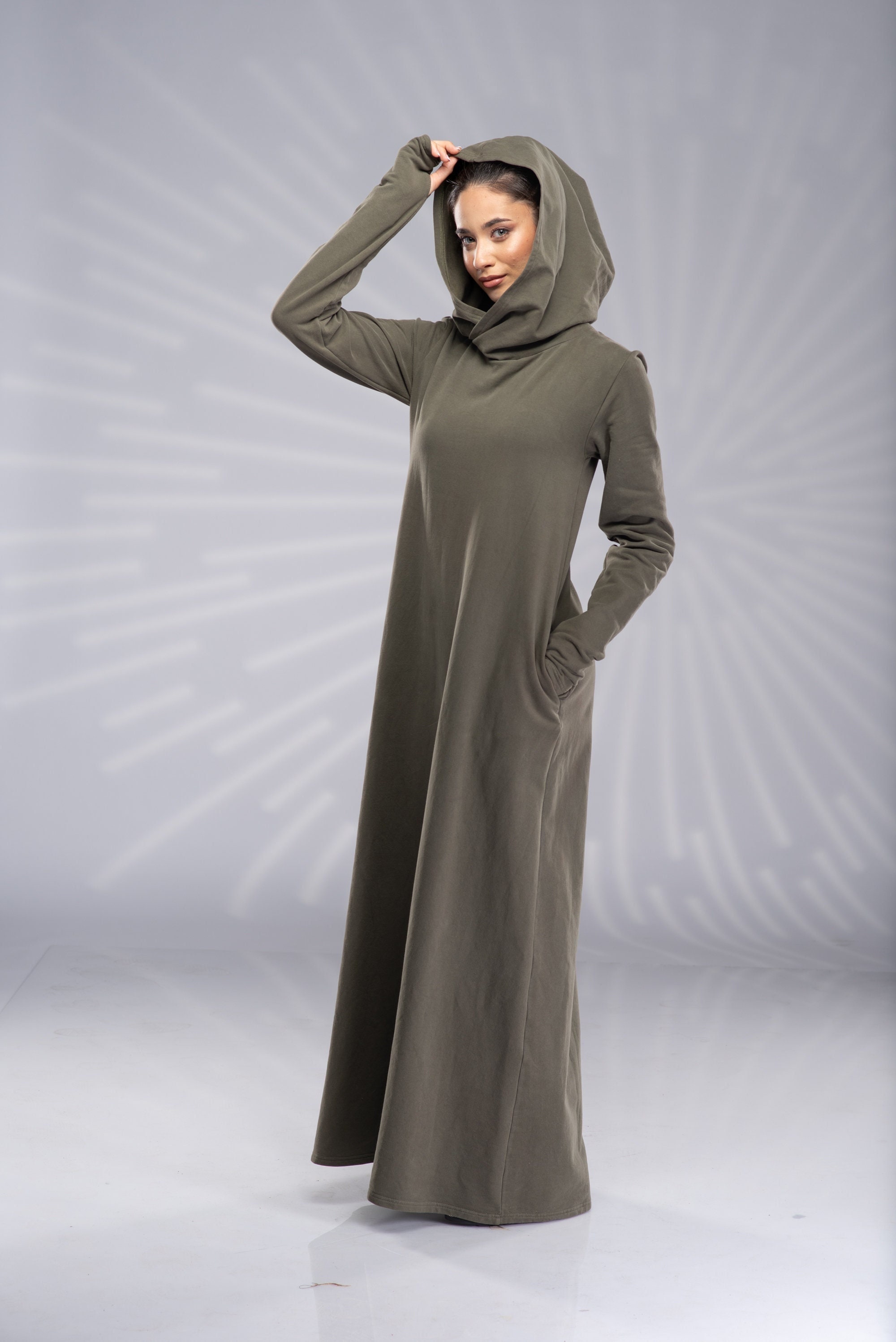 Fleece caftan sale