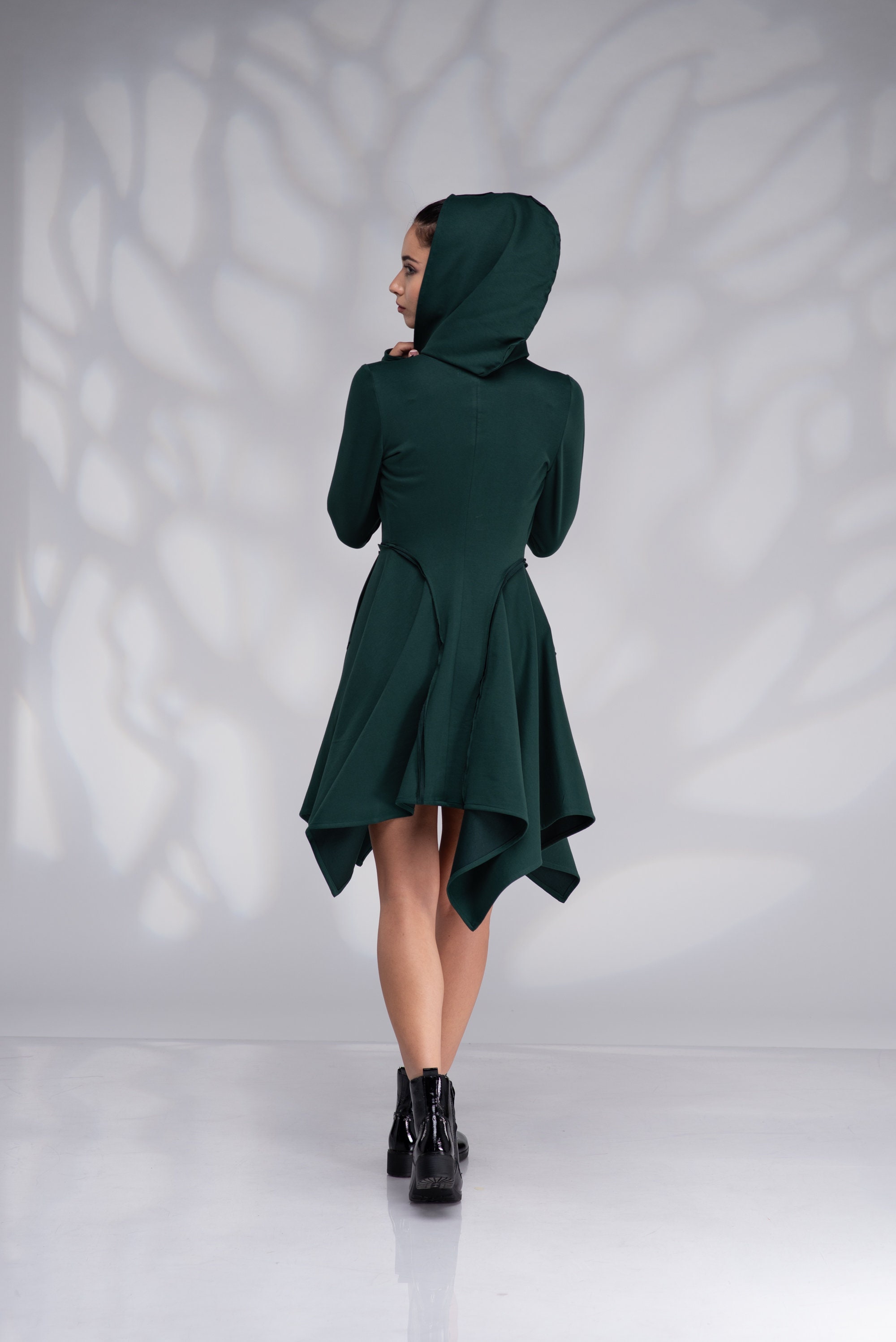 韓国商品/FLARE UP Hooded High Neck Dress MUSINSA | FLAREUP Hooded High Neck Dress (FL-155_White)
