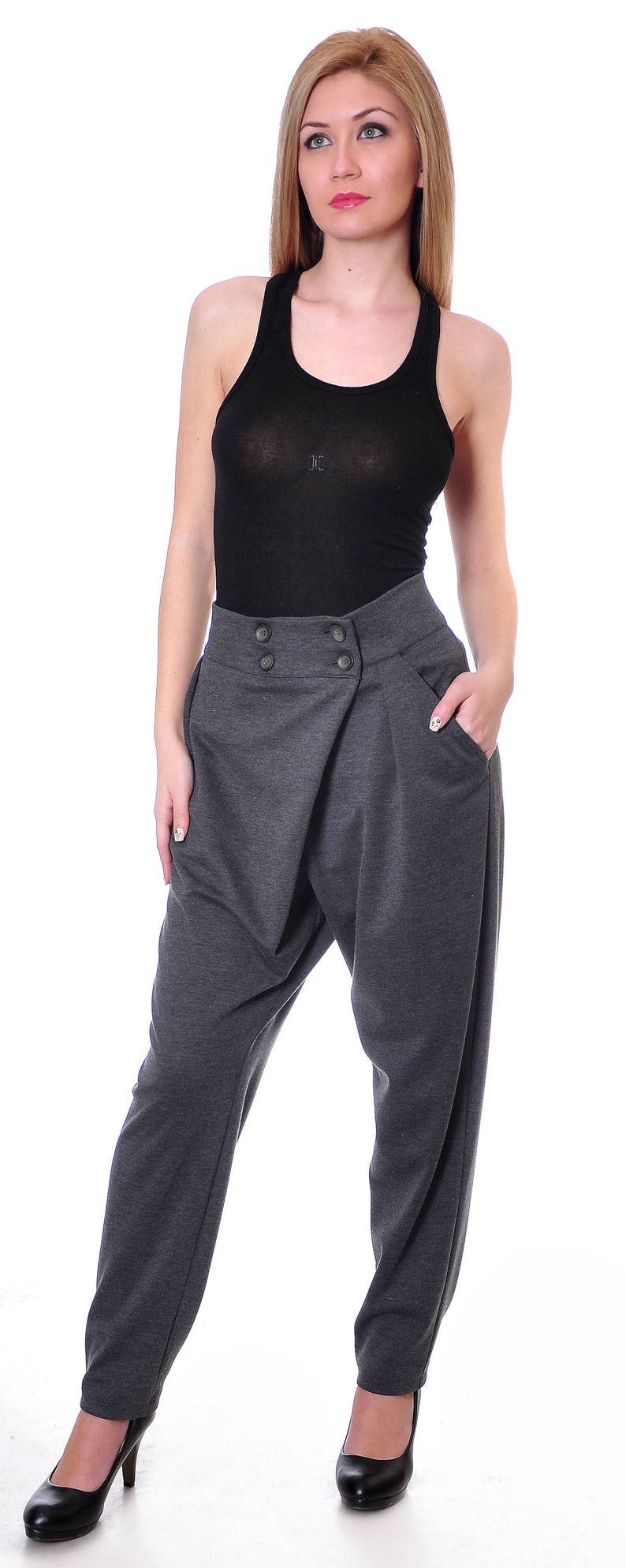 plus size harem pants