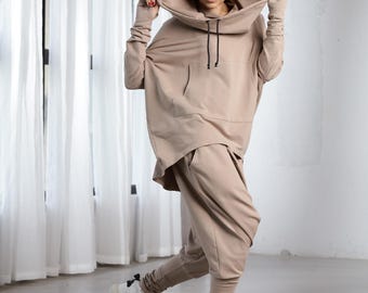 Ansenesna Jogginganzug Damen Gefüttert Warm Winter Produktbild-Vorschau 2