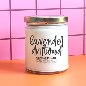 Lavender Driftwood Scented Soy Wax Candle | Soy Candle | Lavender Candle | Soy wax candle | Scented Soy Candle | lavender | driftwood