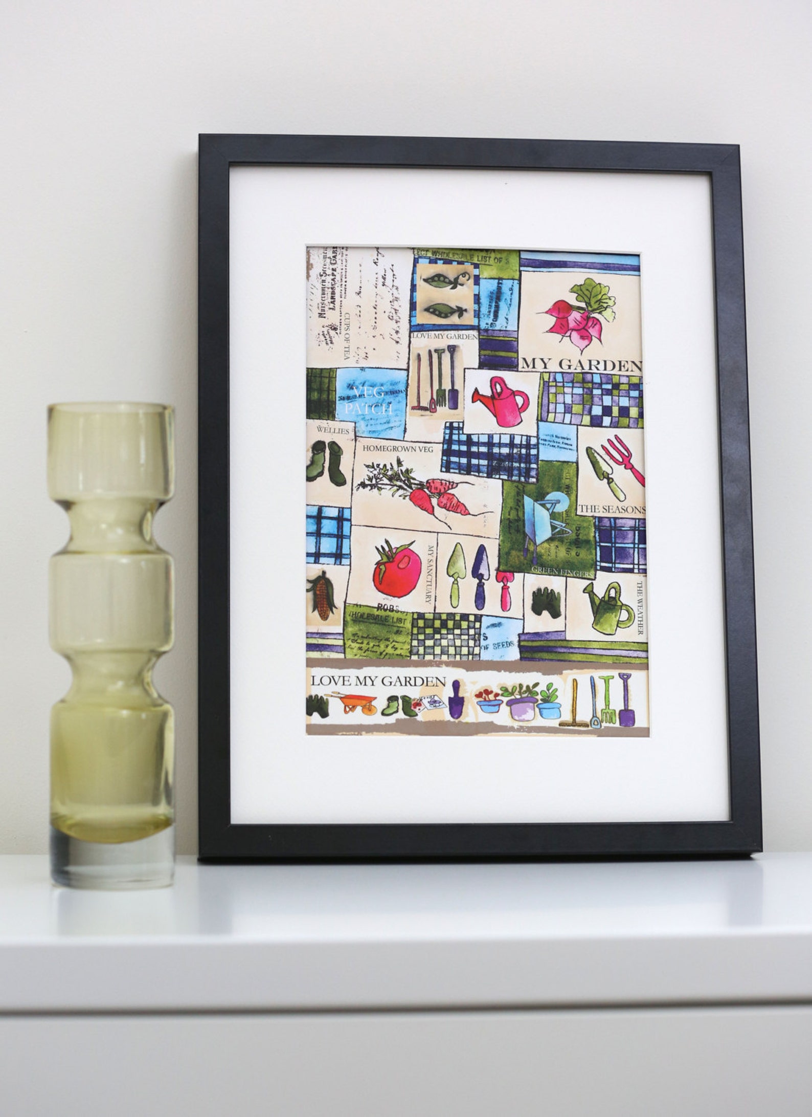 Garden Wall Art Wall Art Print Gardeners Print | Etsy