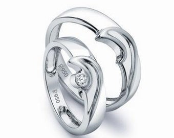 Designer Platinum Love Bands SJ PTO 119