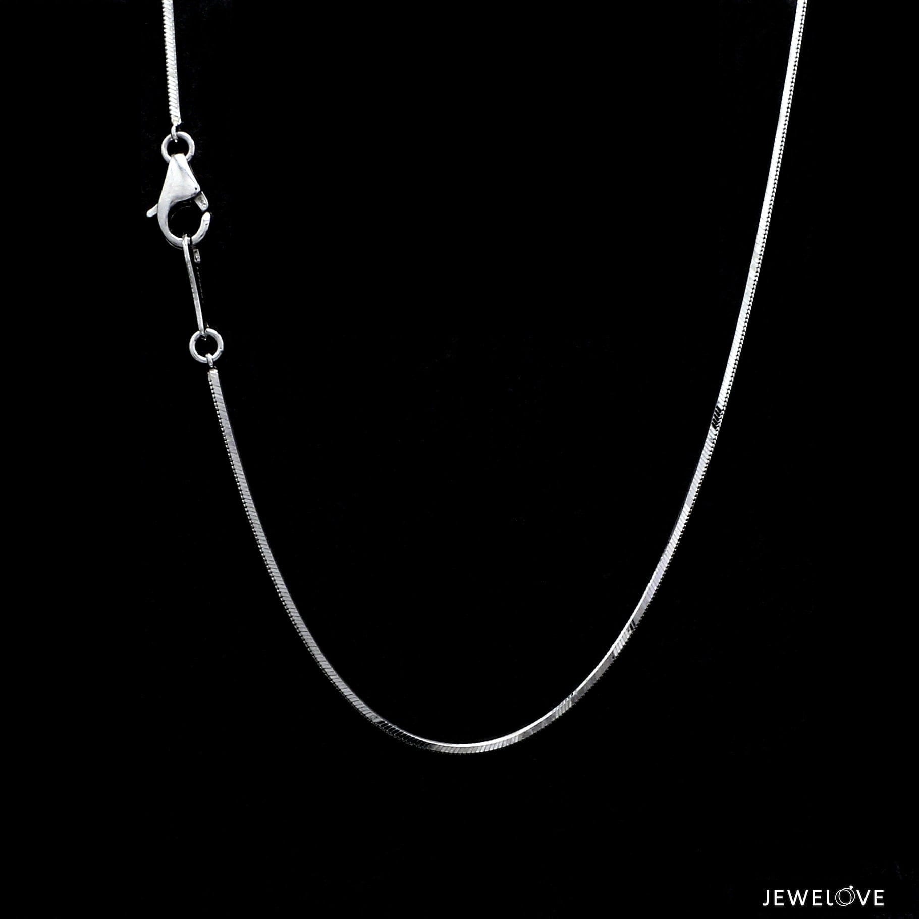 Thin Dazzling Shiny Platinum Chain JL PT 747 Thin Etsy