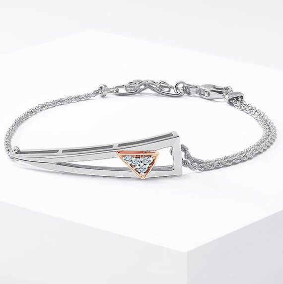 Buy Silver Shoppee Silver Bracelet for Girls and Women (SSBR1068) at  Amazon.in