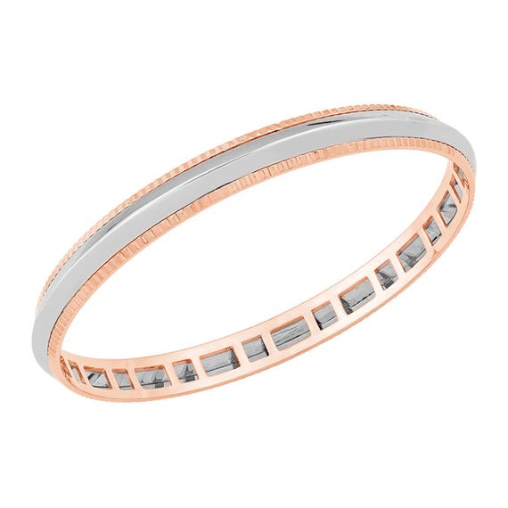Men of Platinum Kada with Rose Gold for Men JL PTB 0153
