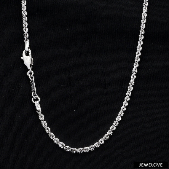 Buy 2.5mm Cordell Platinum Rope Chain JL PT CH 903 F Online in India Etsy