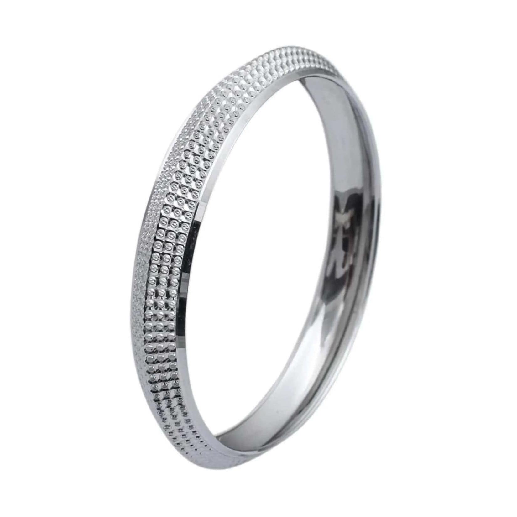 Uni-sex Broad Platinum Kada JL PTB 619 - Etsy