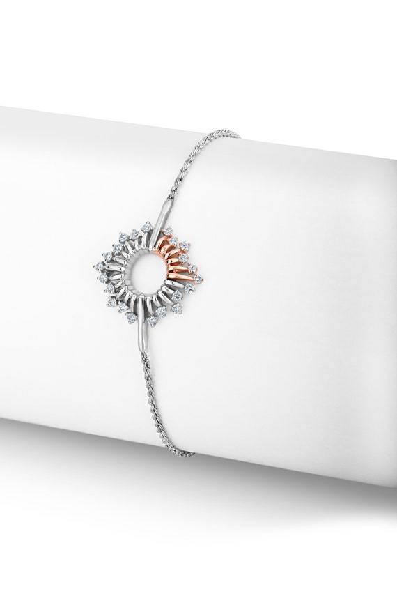 Evara Platinum Diamond Bracelet for Women JL PTB 798 - Etsy Ireland