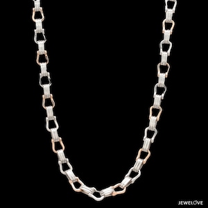 Men of Platinum | Rose Gold Fusion Chain for Men JL PT 761