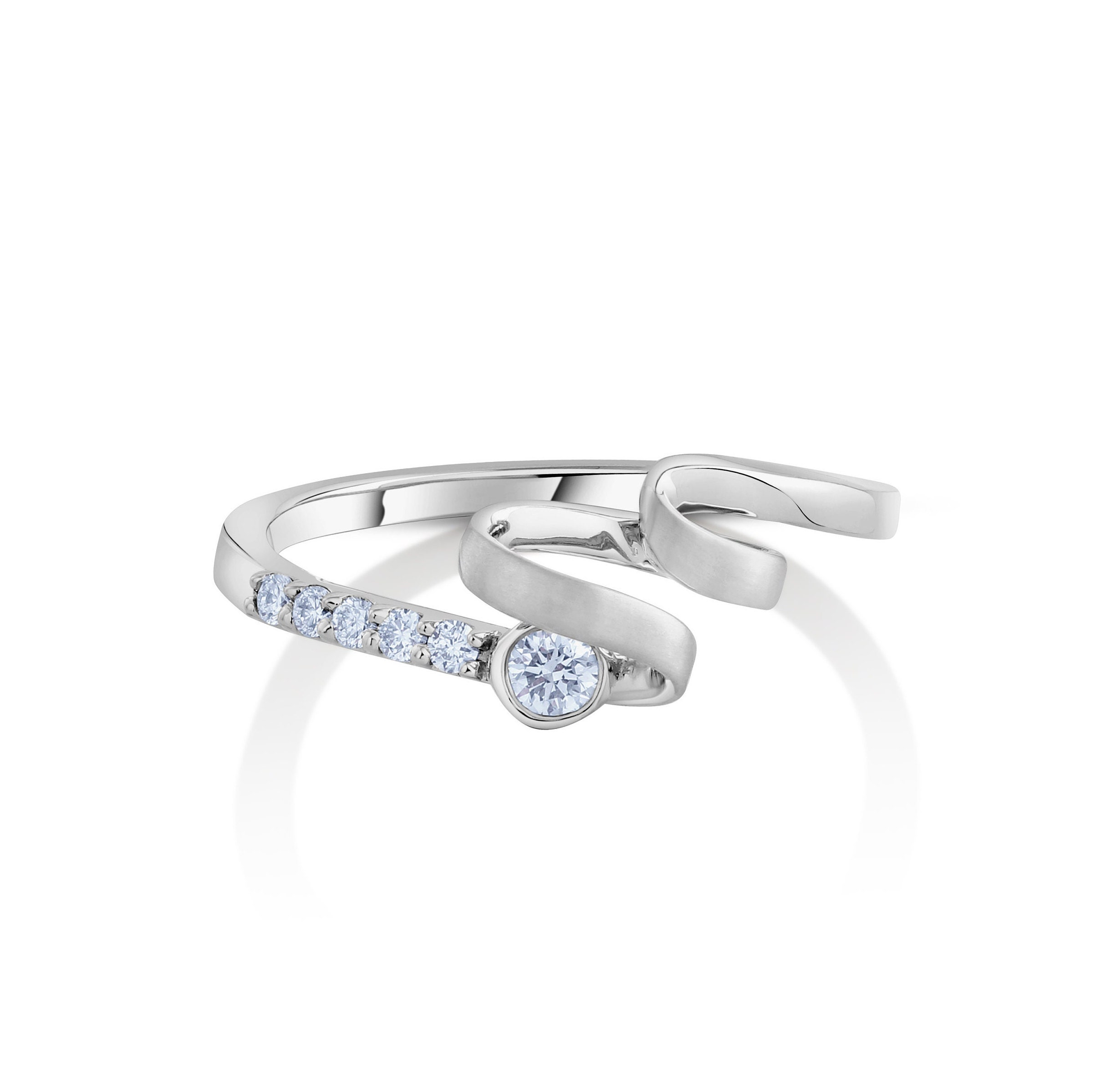 Buy Evara Platinum Diamond Ring for Women JL PT 1086 Online in India - Etsy