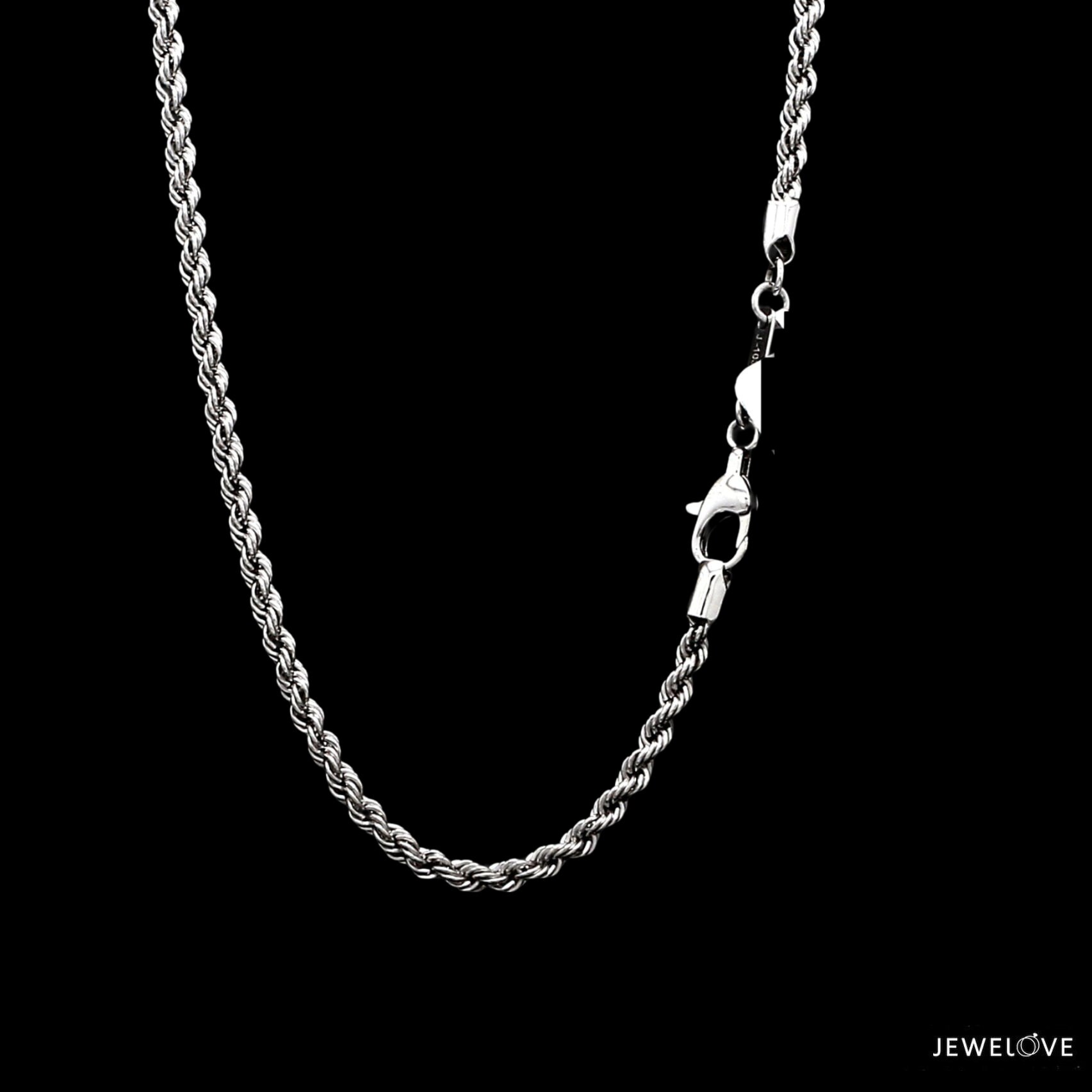 chain union　1250mmの幅広タイプ【キャスター付】 2.75mm Platinum Rope Chain for Men JL PT CH 903-A - Etsy