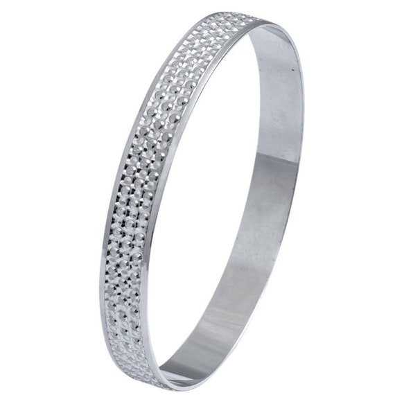 Platinum bangles cheap for women