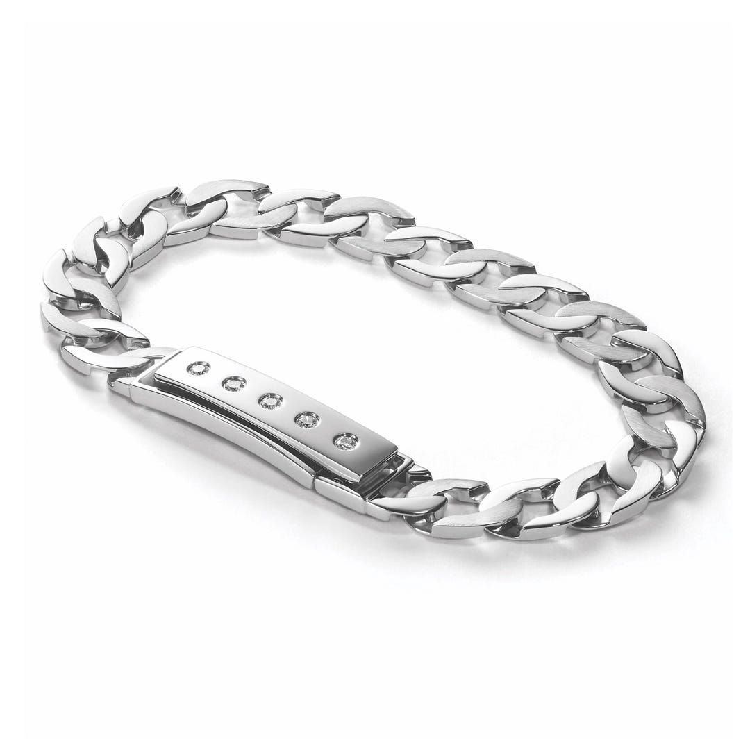 Link bracelet mens platinum bracelet sale