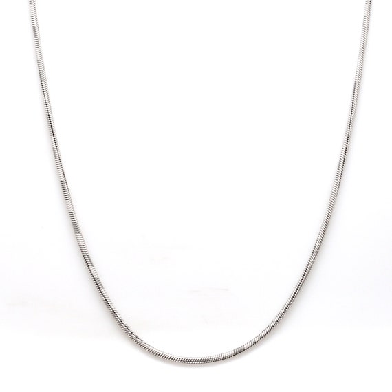 Japanese Thicker Plain Platinum Snake 