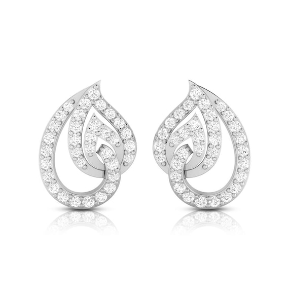 Buy Trendy Women Platinum Earrings- Joyalukkas