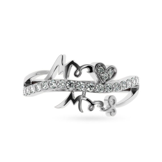 Designer Platinum Diamond Heart Ring for Women JL PT LC887 - Etsy