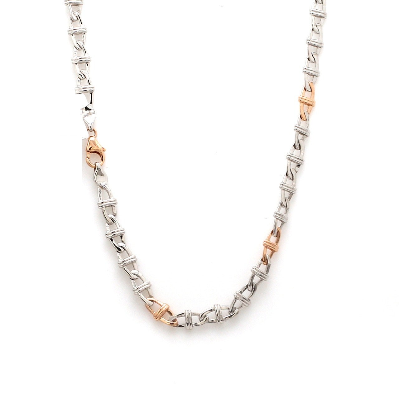 Designer Platinum Rose Gold Chain for Men JL PT CH 1105