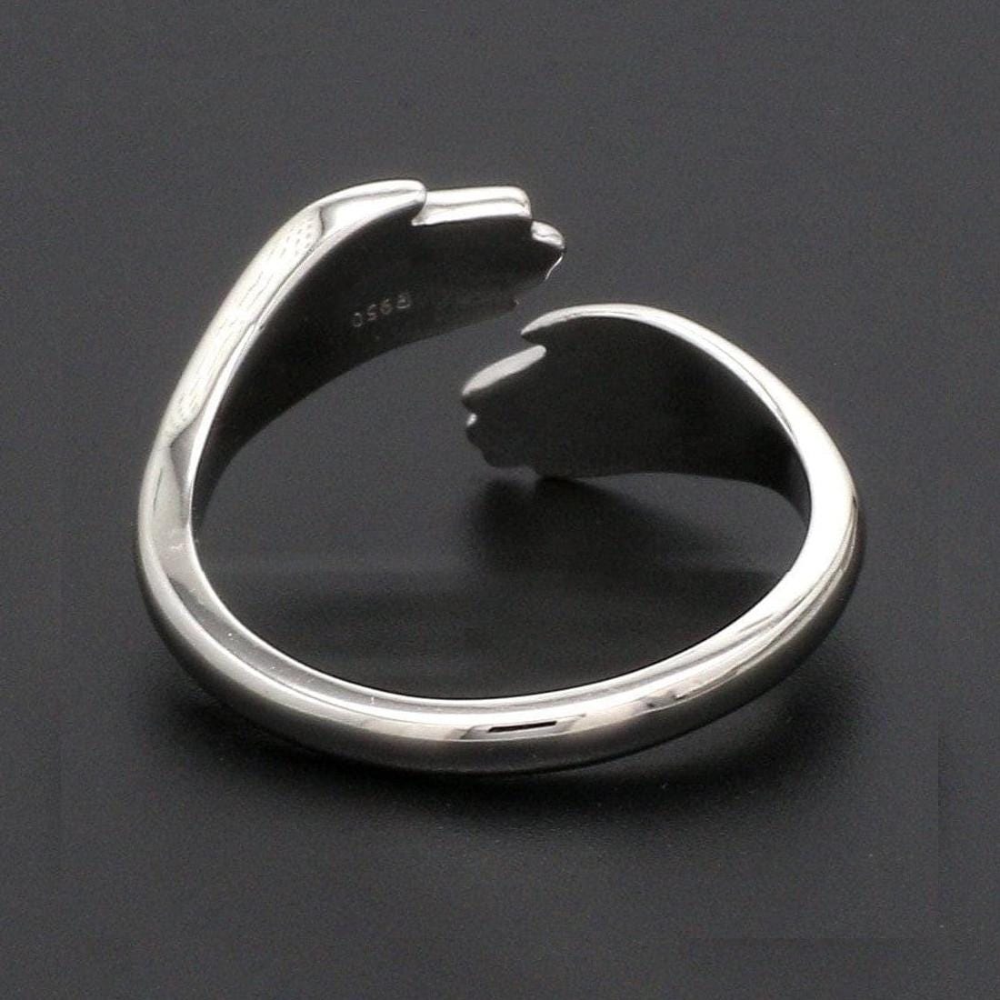 Platinum Hug Unisex Ring JL PT 938 - Etsy