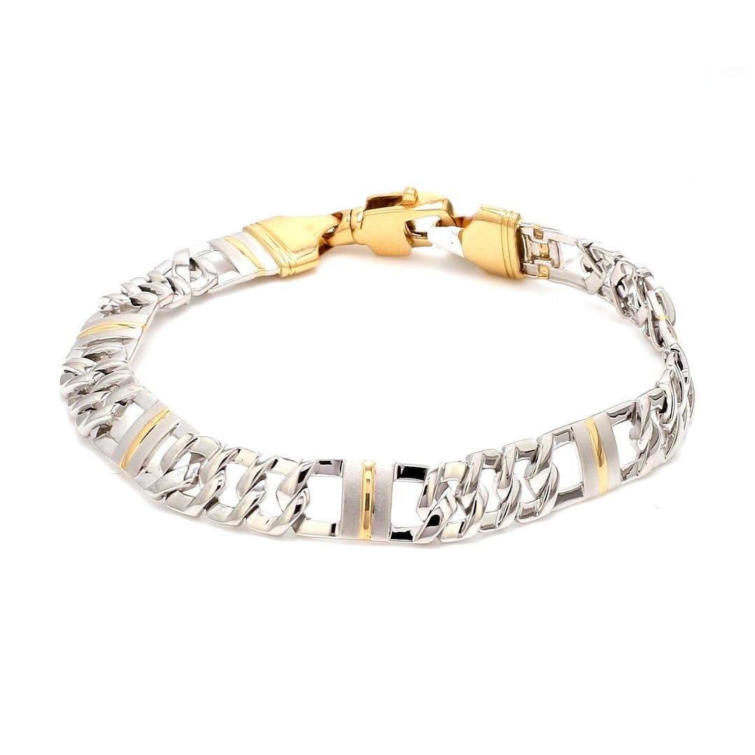 Buy Designer Platinum Yellow Gold Bracelet for Men JL PTB 750