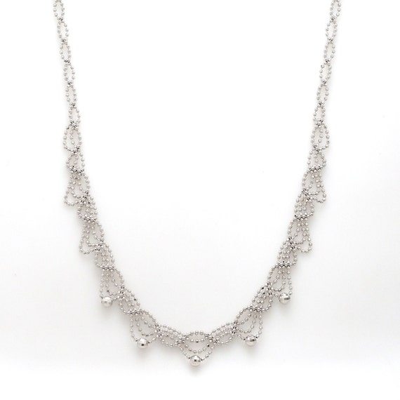 Platinum necklace on sale for women