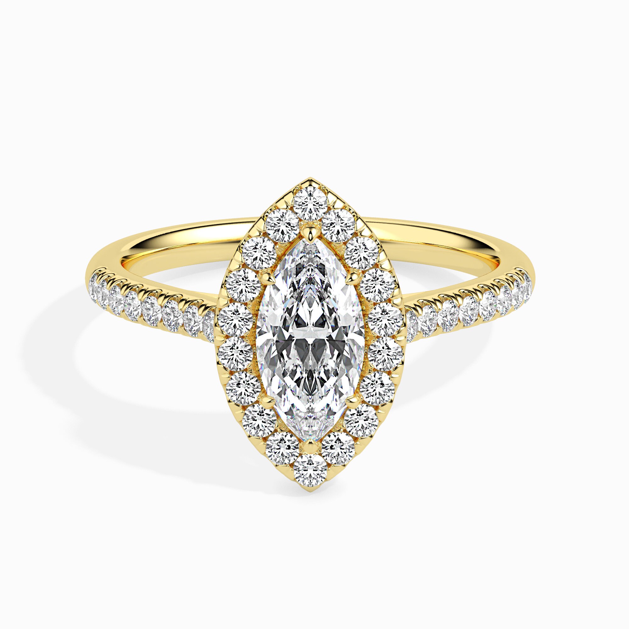 Pt900＆18K デザインリング✴︎used✴︎ Pt900/ K18YG diamond ring 0.19ct - Auth free shipping from