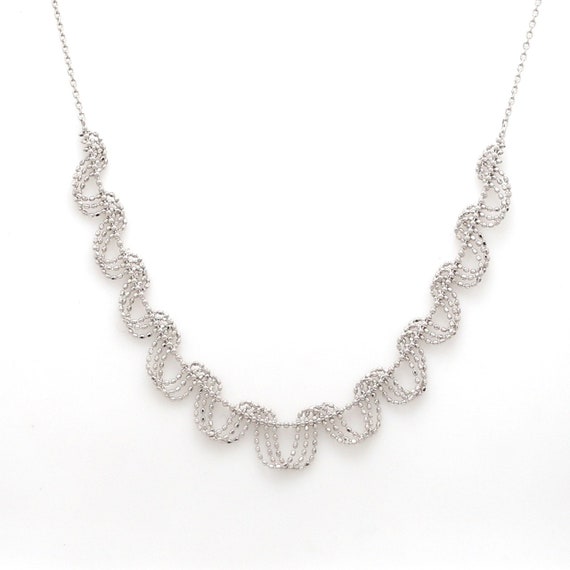 Tiffany & Co. Aria Platinum Diamond Necklace Tiffany & Co. | TLC