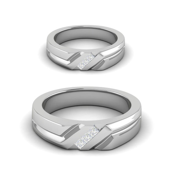 Platinum ring De Beers Silver size 49 EU in Platinum - 22943966