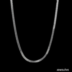 Chaîne plate en platine 2 mm pour homme JL PT CH 1297