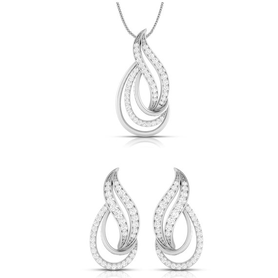 Platinum pendant set hotsell