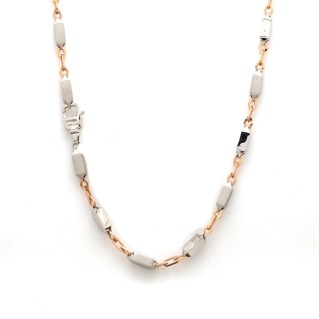 Platinum and deals rose gold chains