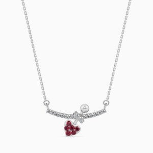 Platinum Diamonds Heart Pendant for Women JL PT P 18050