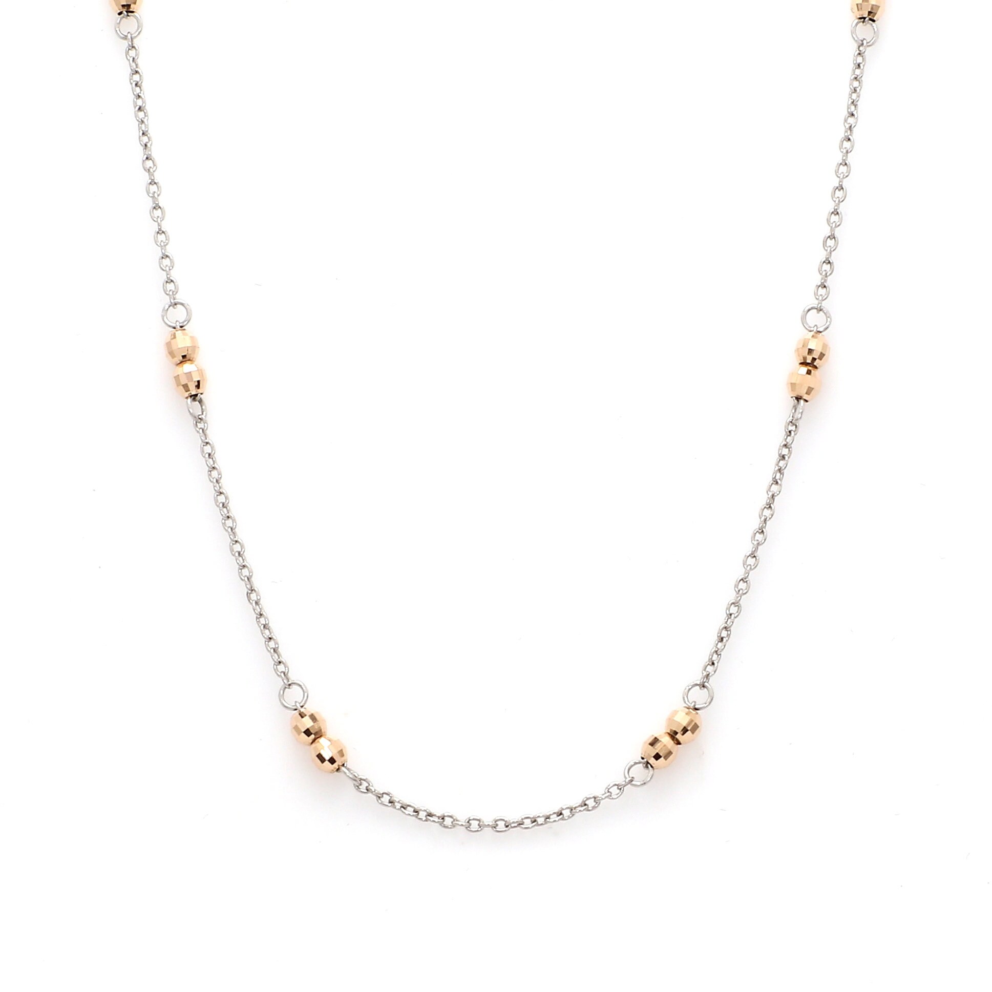 Japanese Platinum Rose Gold Chain for Women JL PT CH 1048 - Etsy